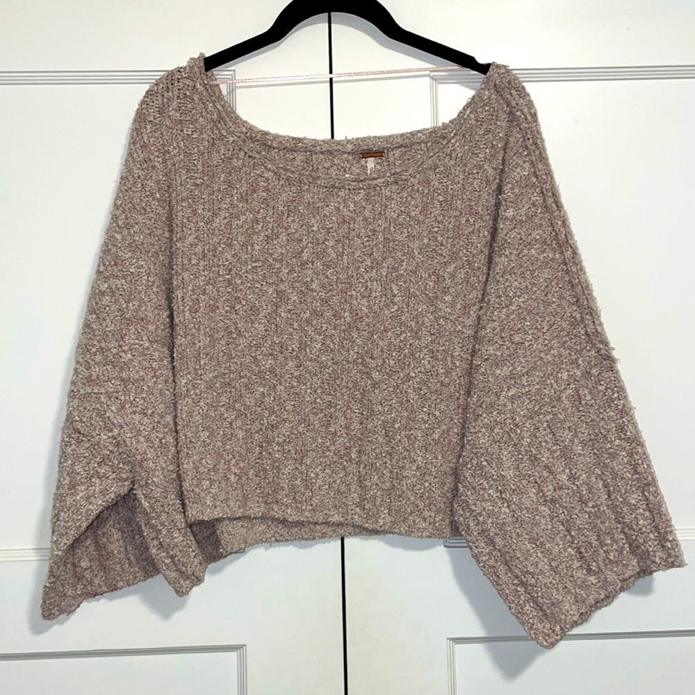 Free People Cropped Sweater